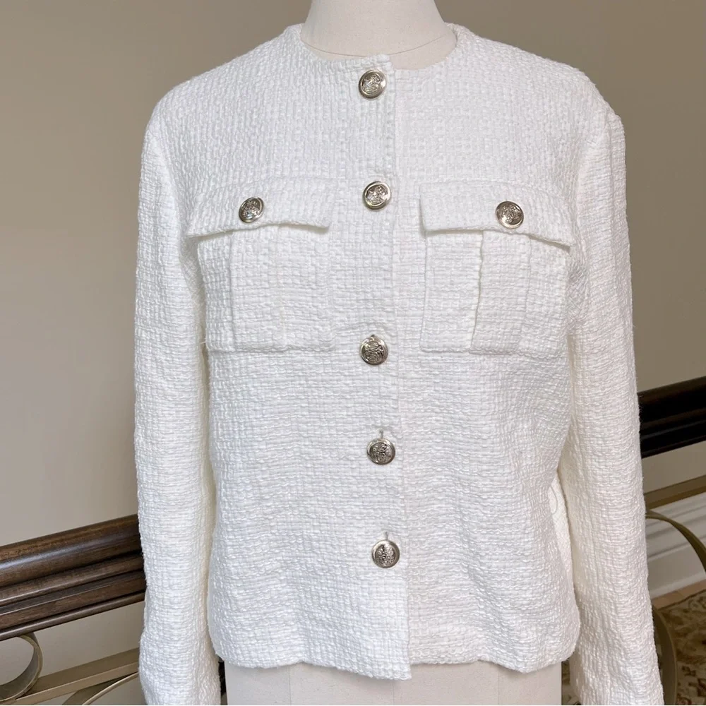 NWOT Maje Valasila Tweed Jacket—missing belt